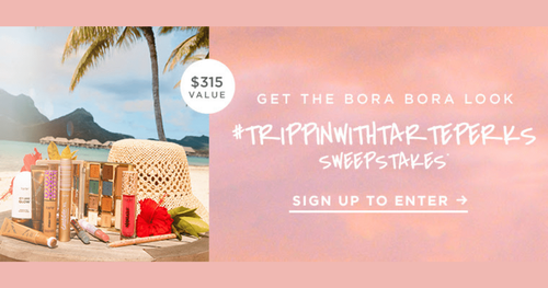 Get the Bora Bora Look #trippinwithtarte Tarte Perks Sweepstakes