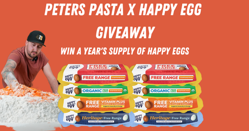 Peters Pasta x Happy Egg Giveaway