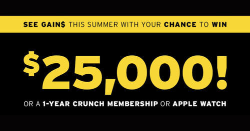 Crunch Reps to Riches Sweepstakes