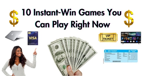 10 Instant Win Games You Can Play Right Now in 2024